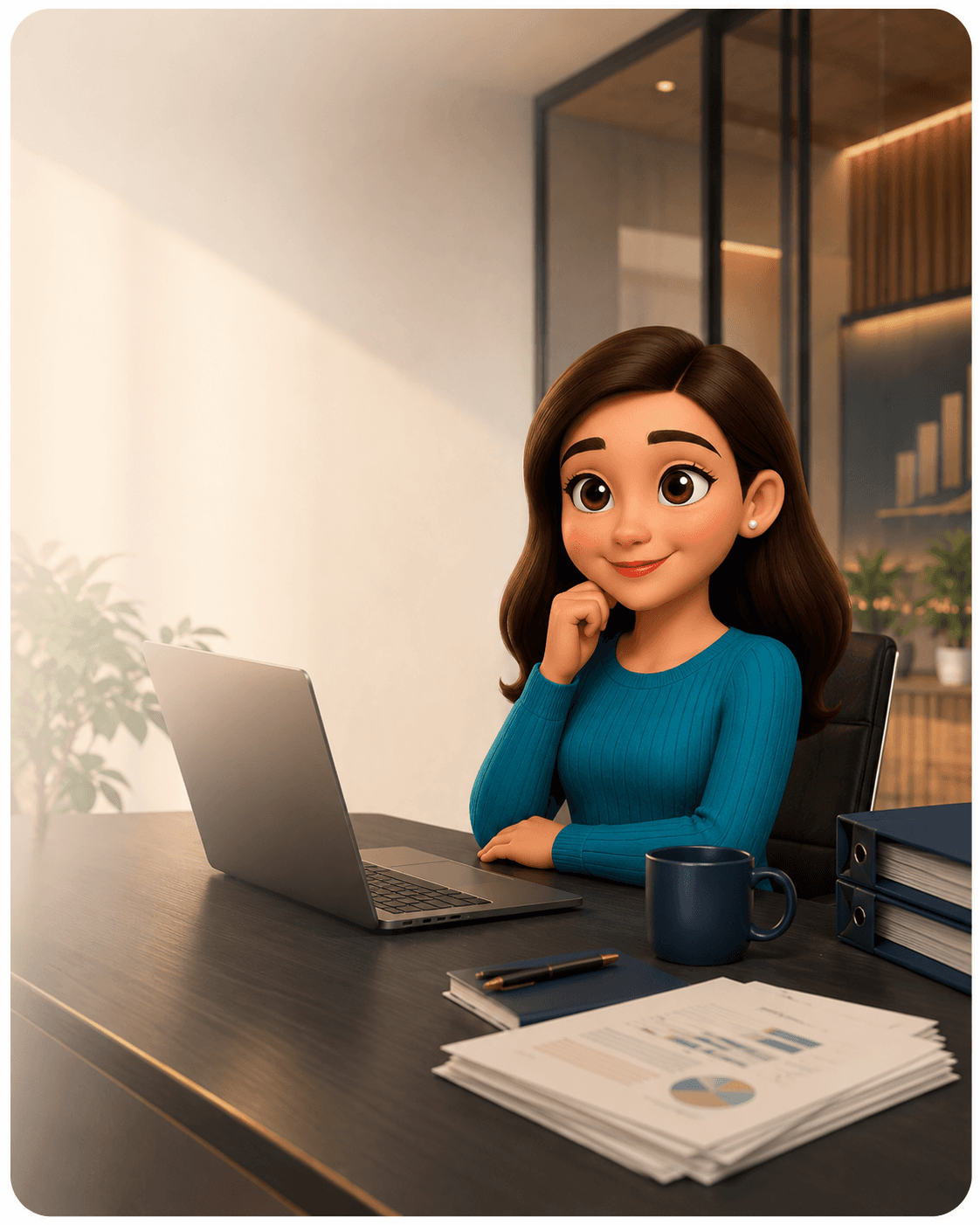 Escritório moderno da Help Contabilidade
